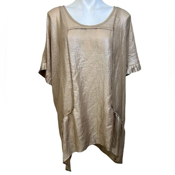 Isabel Toledo x Lane Bryant tunic plus size 18/20 semi-sheer office casual -4 - Picture 2 of 5